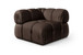 Orin - Velvet Performance Fabric Upholstered Modular Corner Chair