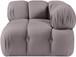 Orin - Velvet Performance Fabric Upholstered Modular Corner Chair