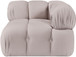Orin - Velvet Performance Fabric Upholstered Modular Corner Chair