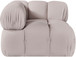Orin - Velvet Performance Fabric Upholstered Modular Corner Chair