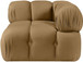 Orin - Velvet Performance Fabric Upholstered Modular Corner Chair