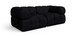 Orin - Velvet Performance Fabric Upholstered 2 Piece Modular Sofa (2 Corner Chairs)