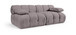 Orin - Velvet Performance Fabric Upholstered 2 Piece Modular Sofa