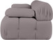 Orin - Velvet Performance Fabric Upholstered 2 Piece Modular Sofa
