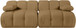 Orin - Velvet Performance Fabric Upholstered 2 Piece Modular Sofa