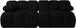 Orin - Velvet Performance Fabric Upholstered 2 Piece Modular Sofa