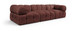 Orin - Velvet Performance Fabric Upholstered 3 Piece Modular Sofa