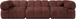 Orin - Velvet Performance Fabric Upholstered 3 Piece Modular Sofa