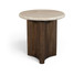 Pietra - Travertine And Mango Wood Table