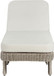 Sandbay - Olefin Water Resistant Fabric And Wicker Outdoor Patio Lounge Chair