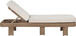 Sandbay - Olefin Water Resistant Fabric And Wicker Outdoor Patio Lounge Chair