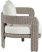 Sandbay - Olefin Water Resistant Fabric And Wicker Outdoor Patio Loveseat