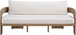 Sandbay - Olefin Water Resistant Fabric And Wicker Outdoor Patio Sofa