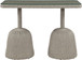 Seacrest - Tempered Glass Top And Wicker Outdoor Patio Bar Height Table