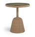 Seacrest - Tempered Glass Top And Wicker Outdoor Patio Counter Height Table