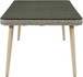 Seacrest - Tempered Glass Top And Wicker Outdoor Patio Dining Table