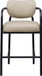 Serava - Vegan Leather Upholstered Bar Stool