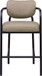 Serava - Vegan Leather Upholstered Bar Stool