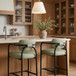 Serava - Vegan Leather Upholstered Bar Stool