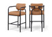Serava - Vegan Leather Upholstered Bar Stool