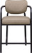 Serava - Vegan Leather Upholstered Bar Stool