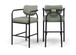 Serava - Vegan Leather Upholstered Bar Stool