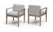 Solace - Olefin Performance Fabric Outdoor Patio Dining Arm Chair