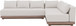 Solace - Olefin Performance Fabric 3 Piece Outdoor Patio Modular Sectional (Sofa, Loveseat & Corner Chair)