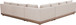 Solace - Olefin Performance Fabric 3 Piece Outdoor Patio Modular Sectional (2 Sofas & Corner Chair)