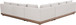 Solace - Olefin Performance Fabric 3 Piece Outdoor Patio Modular Sectional (2 Sofas & Corner Chair)