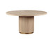 Caspian - 5 Piece Round Dining Table Set With Chairs - Oak