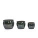 3 Pieces Ceramic Flowerpot, Planter For Patio, Garden Or Windowsills