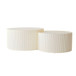 Wave Stripe Nesting Coffee Table (Set of 2)