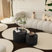 Wave Stripe Nesting Coffee Table (Set of 2)