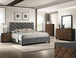 Zane Gray Upholstered Bed B9275 by Crown Mark