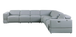 Franco II 7PC Power Reclining Sectional with 3-Power Head/Foot