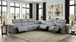 Franco II 7PC Power Reclining Sectional with 3-Power Head/Foot MI-1125 by New Era Innovations