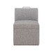 Della - Upholstered Castered Chair - Gray