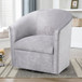 Eden - Swivel Chair With Upholstery And Hardwood Frame