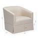 Earl - Skirted Swivel Chair