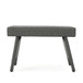 Outdoor Wicker Table With Rectangular Tabletop - Gray