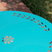 Lourdes - 3 Piece Metal Set - Teal
