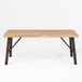 Outdoor Dining Set With 2 Bench And 1 Dining Table - Light Brown