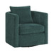 Sutton - Swivel Barrel Chair - Peacock