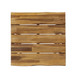 Passion - Outdoor Side Table With Cross Base And Slatted Top - Teak