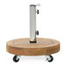 Ralph - Round Umbrella Base - Teak