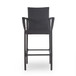 Outdoor Wicker Barstools With Rattan And Iron Frame