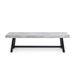 Tranquilizer - Outdoor Acacia Wood Bench With Slat Panel Design
