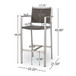 Outdoor Rust Proof Aluminum Barstools (Set of 2)