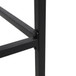 Outdoor Bar Stool With Slat Design And Metal Frame (Set of 2)